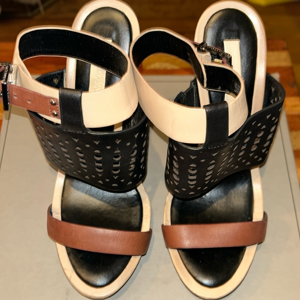 BCBG MaxAzria geometric heels